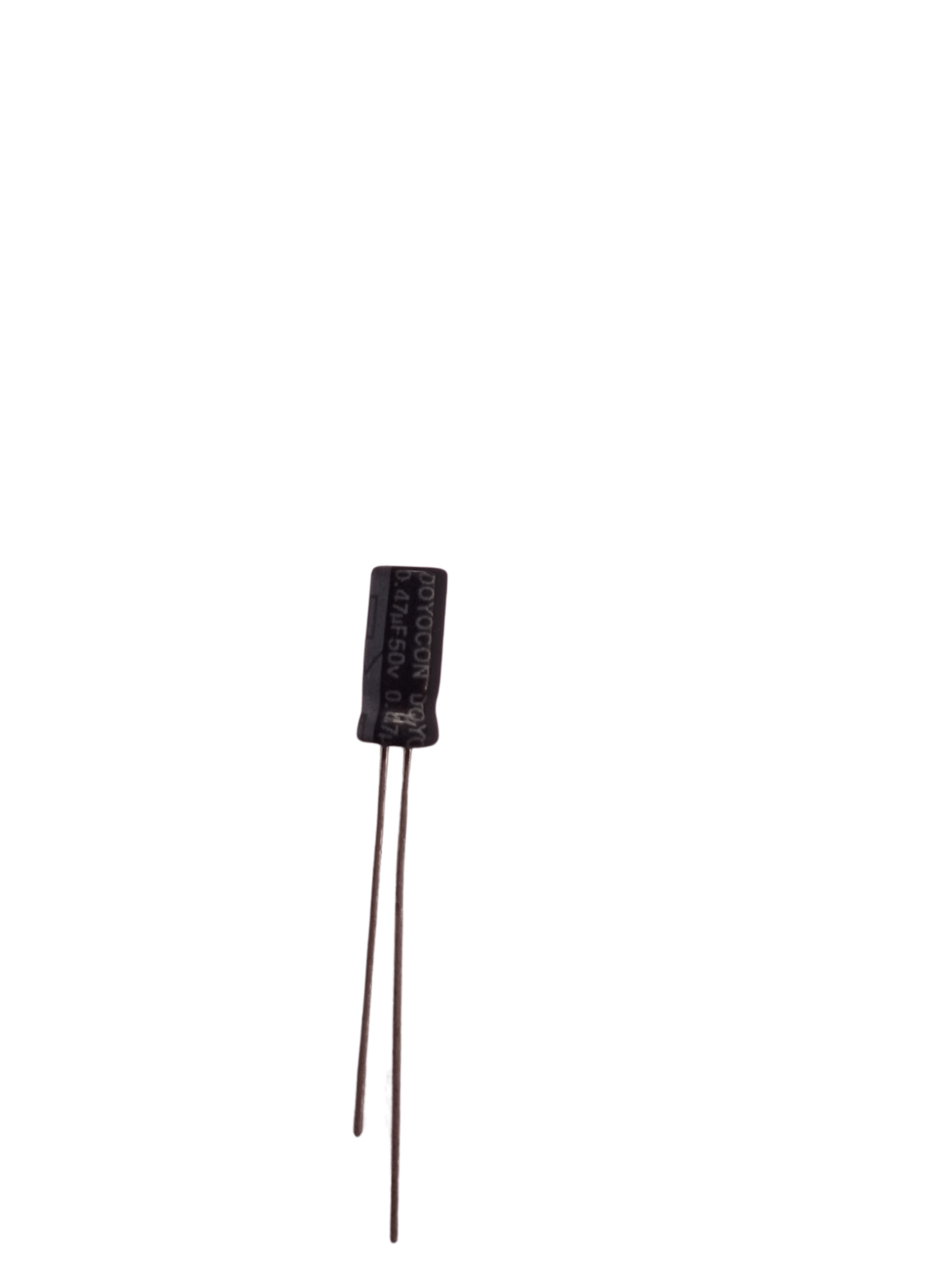 Condensateur électrolytique 0.47µF 50V 105°C pour alimentations - TogoMicroFarad Togo